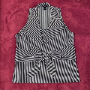 Ann Taylor Top Tie Waist Sleeveless Size 12P